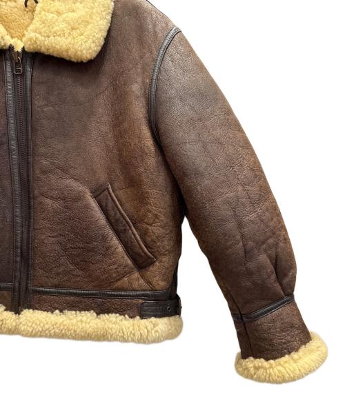 Bellezza Uomo Collection（ベレッツァ・ウォモ・コレクション）Bellezza Uomo Collection (ベレッツァ・ウォモ・コレクション) フライトジャケット ダークブラウン サイズ:Мの古着・服飾アイテム