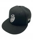 New Era×stussyニューエラ×ステューシー）の古着「59FIFTY SWIRLY S CAP」｜ブラック