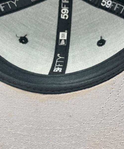 New Era（ニューエラ）New Era (ニューエラ) stussy (ステューシー) 59FIFTY SWIRLY S CAP ブラックの古着・服飾アイテム