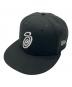 New Era（ニューエラ）の古着「59FIFTY SWIRLY S CAP」｜ブラック