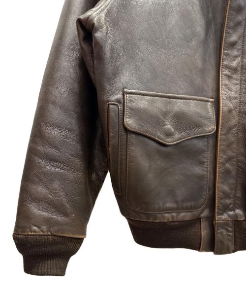AVIREX（アヴィレックス）AVIREX (アヴィレックス) A-2フライトジャケット ダークブラウン サイズ:ＸＳの古着・服飾アイテム
