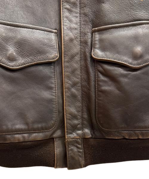AVIREX（アヴィレックス）AVIREX (アヴィレックス) A-2フライトジャケット ダークブラウン サイズ:ＸＳの古着・服飾アイテム