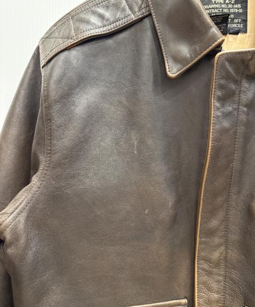 AVIREX（アヴィレックス）AVIREX (アヴィレックス) A-2フライトジャケット ダークブラウン サイズ:ＸＳの古着・服飾アイテム