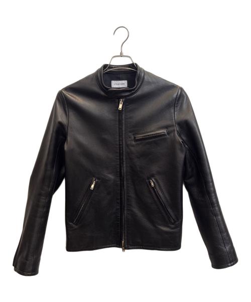 LITHIUM HOMME（リチウムオム・ファム）LITHIUM HOMME (リチウムオム・ファム) レザージャケット ブラック サイズ:44の古着・服飾アイテム