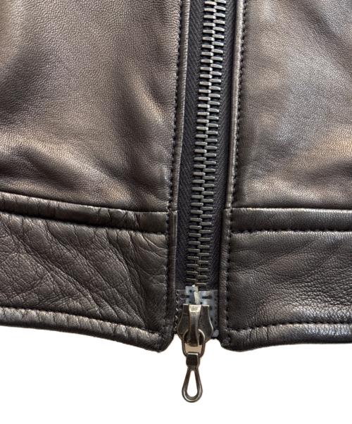 ATTACHMENT（アタッチメント）ATTACHMENT (アタッチメント) シングルライダースジャケット ブラック サイズ:1の古着・服飾アイテム