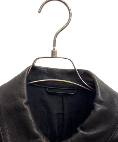 ATTACHMENT（アタッチメント）ATTACHMENT (アタッチメント) シングルライダースジャケット ブラック サイズ:1の古着・服飾アイテム