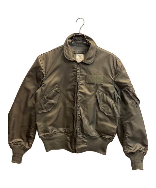 US ARMY（ユーエスアーミー）US ARMY (ユーエスアーミー) フライトジャケット カーキ サイズ:Мの古着・服飾アイテム