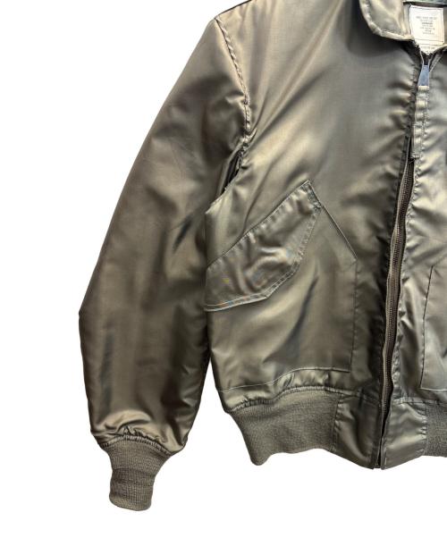 US ARMY（ユーエスアーミー）US ARMY (ユーエスアーミー) フライトジャケット カーキ サイズ:Мの古着・服飾アイテム
