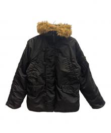 ALPHA INDUSTRIES（アルファインダストリーズ）の古着「N-3Bタイプコート」｜ブラック