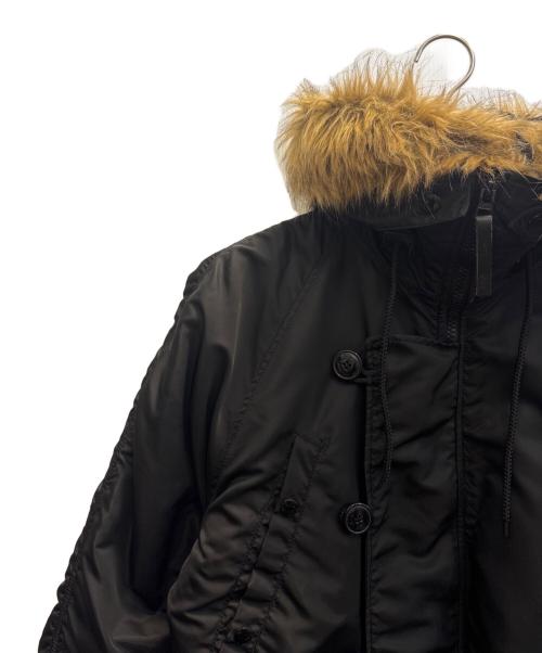 ALPHA INDUSTRIES（アルファインダストリーズ）ALPHA INDUSTRIES (アルファインダストリーズ) N-3Bタイプコート ブラック サイズ:XSの古着・服飾アイテム