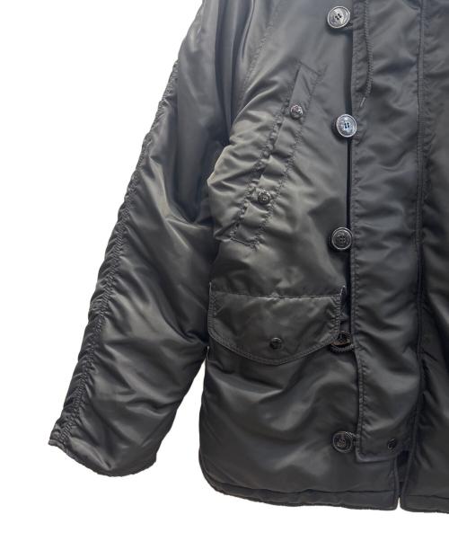 ALPHA INDUSTRIES（アルファインダストリーズ）ALPHA INDUSTRIES (アルファインダストリーズ) N-3Bタイプコート ブラック サイズ:XSの古着・服飾アイテム