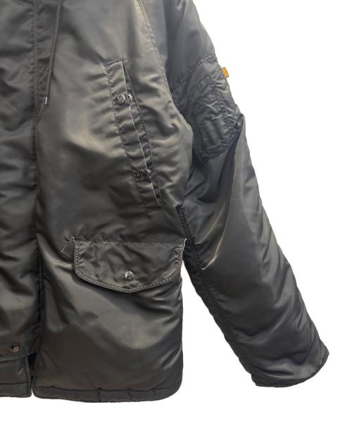 ALPHA INDUSTRIES（アルファインダストリーズ）ALPHA INDUSTRIES (アルファインダストリーズ) N-3Bタイプコート ブラック サイズ:XSの古着・服飾アイテム