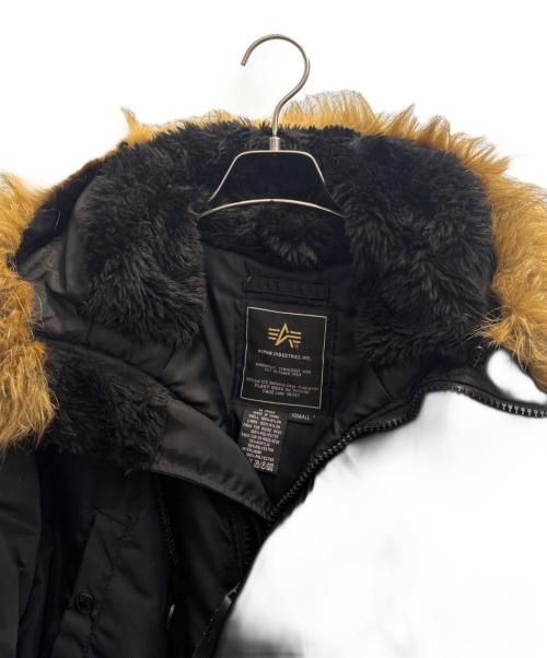 ALPHA INDUSTRIES（アルファインダストリーズ）ALPHA INDUSTRIES (アルファインダストリーズ) N-3Bタイプコート ブラック サイズ:XSの古着・服飾アイテム