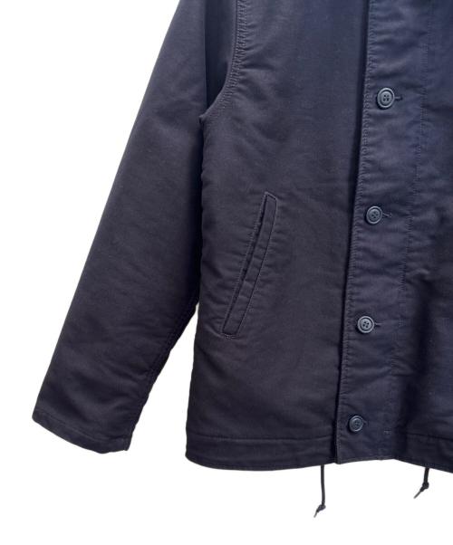 ALPHA INDUSTRIES（アルファインダストリーズ）ALPHA INDUSTRIES (アルファインダストリーズ) デッキジャケット ネイビー サイズ:Ｌの古着・服飾アイテム
