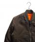 ALPHA INDUSTRIES (アルファインダストリーズ) リバーシブルMA-1ジャケット カーキ×オレンジ サイズ:М：8000円