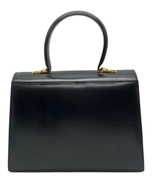 Salvatore Ferragamo（サルヴァトーレ フェラガモ）Salvatore Ferragamo (サルヴァトーレ フェラガモ) ガンチーニ2WAYバッグ ブラックの古着・服飾アイテム