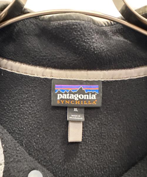 Patagonia（パタゴニア）Patagonia (パタゴニア) シンチラスナップT ブラック サイズ:XLの古着・服飾アイテム