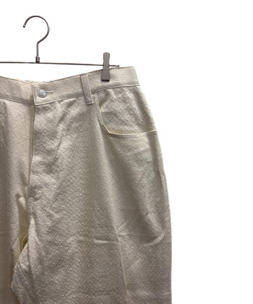 COOTIE PRODUCTIONS（クーティープロダクツ）COOTIE PRODUCTIONS (クーティープロダクツ) Needle Punch Twill 5 Pocket Baggy Easy Pants アイボリー サイズ:XLの古着・服飾アイテム