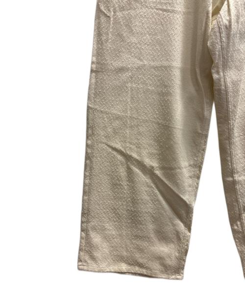 COOTIE PRODUCTIONS（クーティープロダクツ）COOTIE PRODUCTIONS (クーティープロダクツ) Needle Punch Twill 5 Pocket Baggy Easy Pants アイボリー サイズ:XLの古着・服飾アイテム