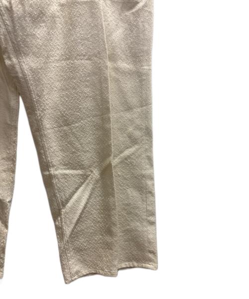 COOTIE PRODUCTIONS（クーティープロダクツ）COOTIE PRODUCTIONS (クーティープロダクツ) Needle Punch Twill 5 Pocket Baggy Easy Pants アイボリー サイズ:XLの古着・服飾アイテム