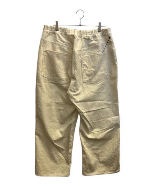 COOTIE PRODUCTIONS（クーティープロダクツ）COOTIE PRODUCTIONS (クーティープロダクツ) Needle Punch Twill 5 Pocket Baggy Easy Pants アイボリー サイズ:XLの古着・服飾アイテム