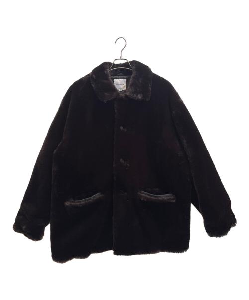 COOTIE PRODUCTIONS（クーティープロダクツ）COOTIE PRODUCTIONS (クーティープロダクツ) Faux Fur Car Coat ブラック サイズ:XLの古着・服飾アイテム