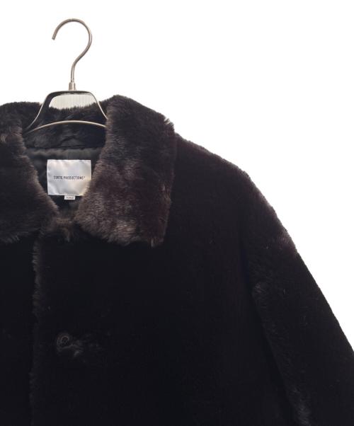 COOTIE PRODUCTIONS（クーティープロダクツ）COOTIE PRODUCTIONS (クーティープロダクツ) Faux Fur Car Coat ブラック サイズ:XLの古着・服飾アイテム