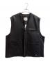 COOTIE PRODUCTIONS（クーティープロダクツ）の古着「Leather Work Vest」｜ブラック