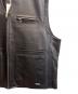 中古・古着 COOTIE PRODUCTIONS (クーティープロダクツ) Leather Work Vest ブラック サイズ:XL：80000円