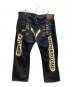EVISU (エヴィス) カモメペイントデニムパンツ インディゴ サイズ:106cm(W42)：20000円