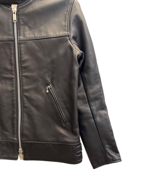 666（666）666 (666) レザージャケット ブラック サイズ:36の古着・服飾アイテム