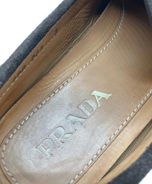 PRADA（プラダ）PRADA (プラダ) ドライビングシューズ ブラウン サイズ:SIZE 26cm(UK7)の古着・服飾アイテム