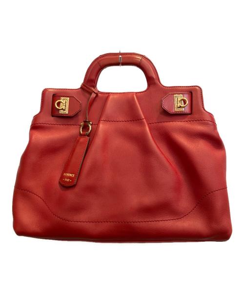 Salvatore Ferragamo（サルヴァトーレ フェラガモ）Salvatore Ferragamo (サルヴァトーレ フェラガモ) ソフィアガンチーニ2WAYバッグ ブラックの古着・服飾アイテム
