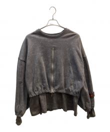 SYUMAN.（シュウマン）の古着「Layerd Sweat-shirts」｜グレー