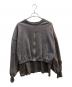 SYUMAN.（シュウマン）の古着「Layerd Sweat-shirts」｜グレー