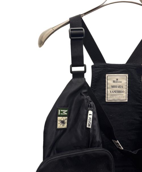 Maison MIHARA YASUHIRO（メゾン ミハラ ヤスヒロ）Maison MIHARA YASUHIRO (メゾン ミハラ ヤスヒロ) BAGBEST ブラック×ネイビー サイズ:フリーの古着・服飾アイテム