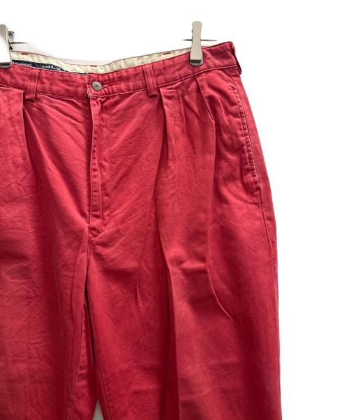 POLO RALPH LAUREN（ポロ・ラルフローレン）POLO RALPH LAUREN (ポロ・ラルフローレン) 2タックパンツ ショッキングピンク サイズ:W36L32の古着・服飾アイテム