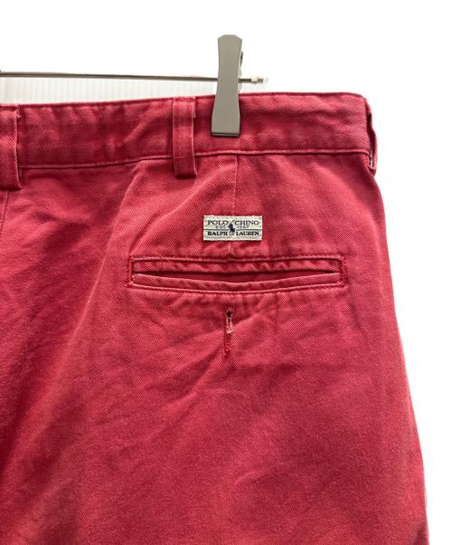 POLO RALPH LAUREN（ポロ・ラルフローレン）POLO RALPH LAUREN (ポロ・ラルフローレン) 2タックパンツ ショッキングピンク サイズ:W36L32の古着・服飾アイテム