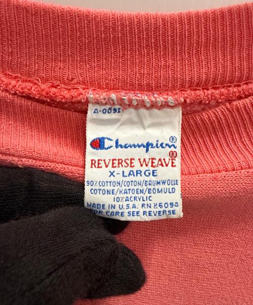 Champion REVERSE WEAVE（チャンピオン リバース ウィーブ）Champion REVERSE WEAVE (チャンピオン リバース ウィーブ) スウェット ピンク サイズ:XLの古着・服飾アイテム