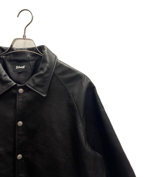 Schott（ショット）Schott (ショット) レザーコーチジャケット ブラック サイズ:XLの古着・服飾アイテム