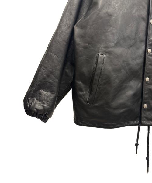 Schott（ショット）Schott (ショット) レザーコーチジャケット ブラック サイズ:XLの古着・服飾アイテム