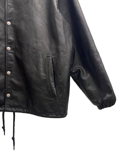 Schott（ショット）Schott (ショット) レザーコーチジャケット ブラック サイズ:XLの古着・服飾アイテム