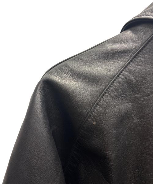 Schott（ショット）Schott (ショット) レザーコーチジャケット ブラック サイズ:XLの古着・服飾アイテム