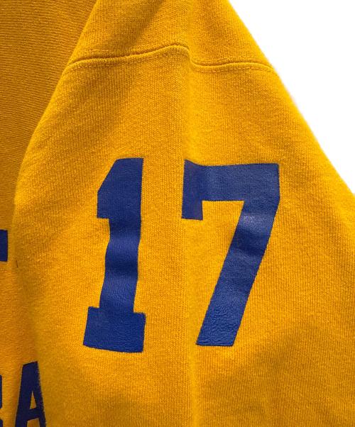 Champion REVERSE WEAVE（チャンピオン リバース ウィーブ）Champion REVERSE WEAVE (チャンピオン リバース ウィーブ) 80s USA製 UCLA VOLLYBALL スウェット イエロー サイズ:XLの古着・服飾アイテム