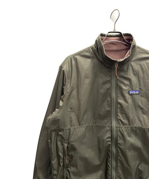 Patagonia（パタゴニア）Patagonia (パタゴニア) リバーシブル シェルド マイクロディニ ジャケット グリーン サイズ:不明の古着・服飾アイテム