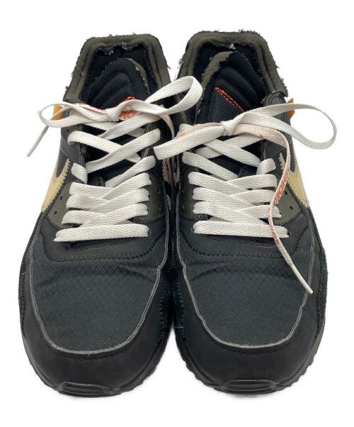 NIKE（ナイキ）NIKE (ナイキ) OFFWHITE (オフホワイト) THE 10 : AIR MAX 90　BLACK/BLACK-CONE-WHITE ブラック サイズ:SIZE 27cmの古着・服飾アイテム