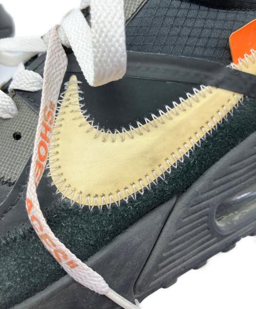 NIKE（ナイキ）NIKE (ナイキ) OFFWHITE (オフホワイト) THE 10 : AIR MAX 90　BLACK/BLACK-CONE-WHITE ブラック サイズ:SIZE 27cmの古着・服飾アイテム