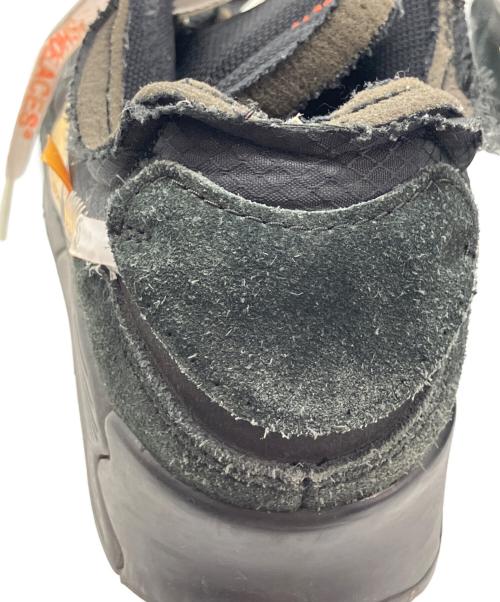 NIKE（ナイキ）NIKE (ナイキ) OFFWHITE (オフホワイト) THE 10 : AIR MAX 90　BLACK/BLACK-CONE-WHITE ブラック サイズ:SIZE 27cmの古着・服飾アイテム