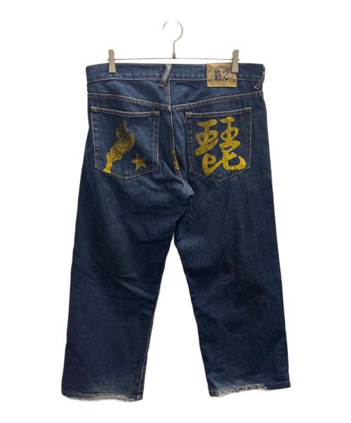 EVISU（エヴィス）EVISU (エヴィス) デニムパンツ インディゴ サイズ:Ｌの古着・服飾アイテム