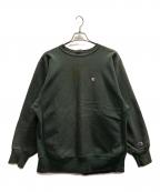 Champion REVERSE WEAVEチャンピオン リバース ウィーブ）の古着「90's後期 クルーネックスウェット」｜グリーン